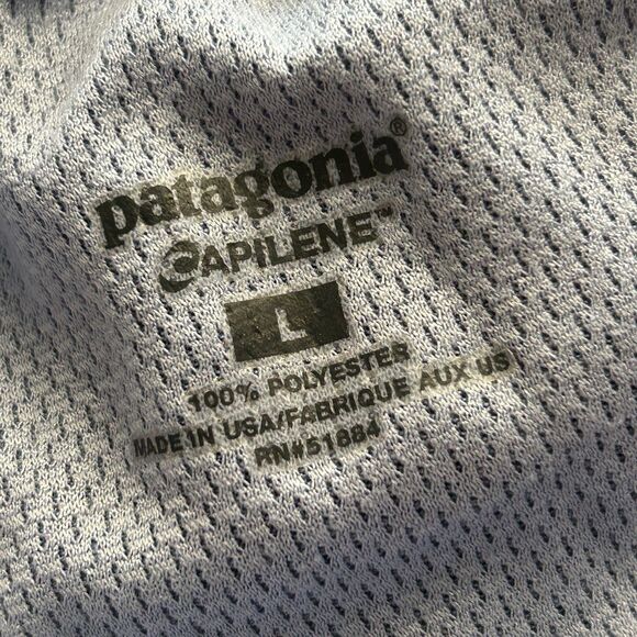 Patagonia Capilene Womens Pajama Pants Large Blue Stretch Comfort Made In USA - Picture 4 of 10